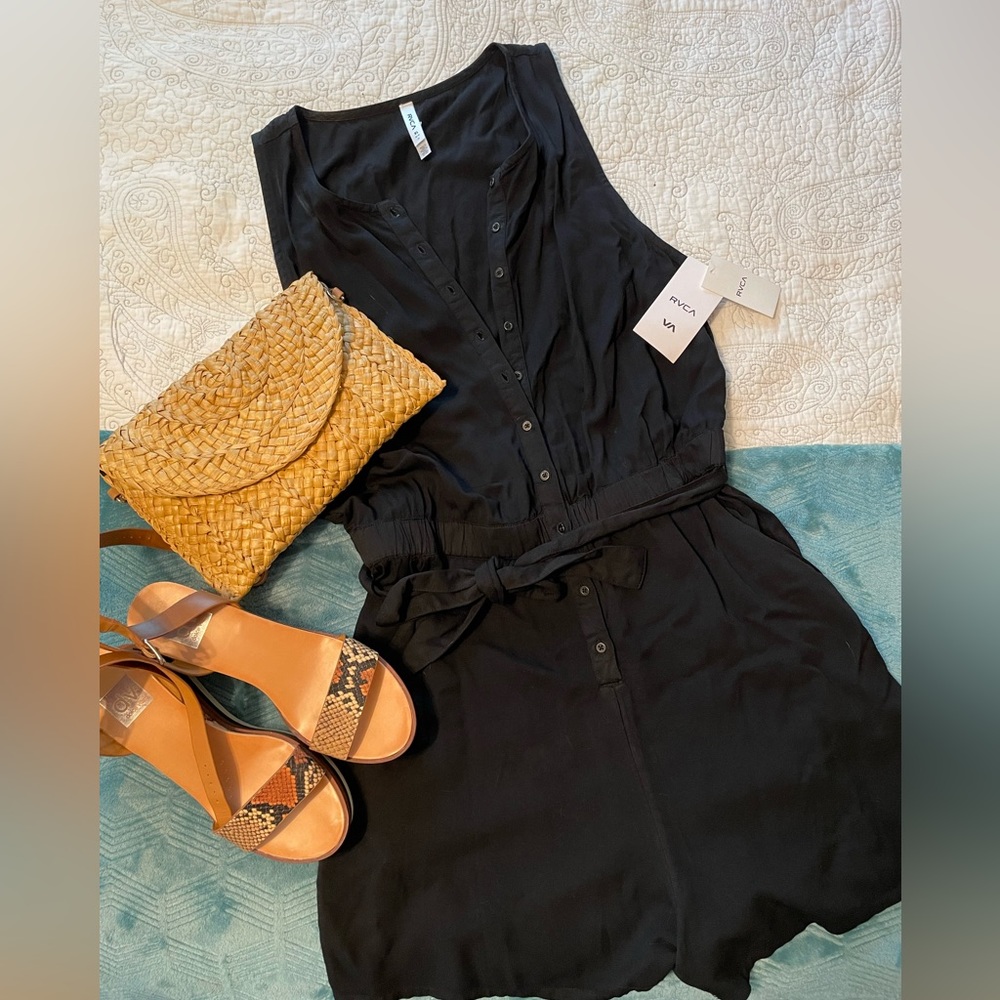 RVCA Black Romper XL